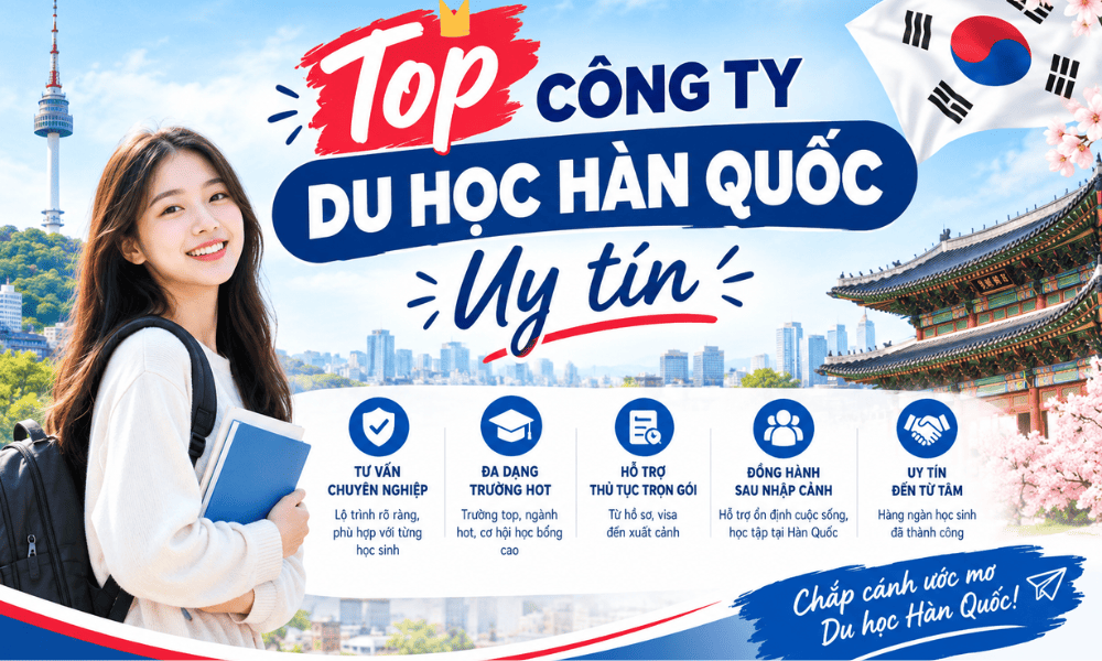 Top công ty du học Hàn Quốc uy tín, chuyên nghiệp